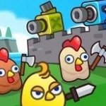 Картинка Merge Cannon Chicken Defense